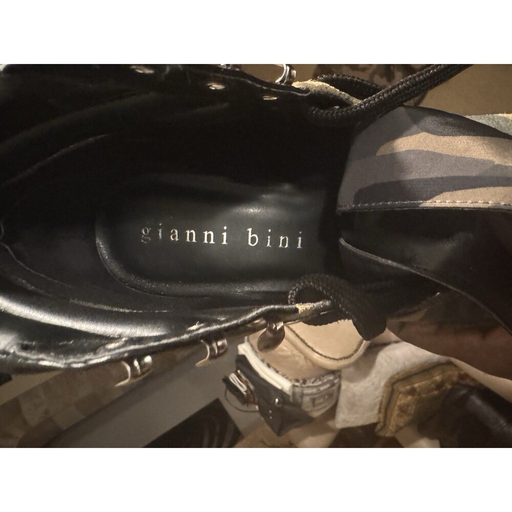Gianni Bini  Camo Heeled Ankle Boots  Size 10M - Picture 12 of 15